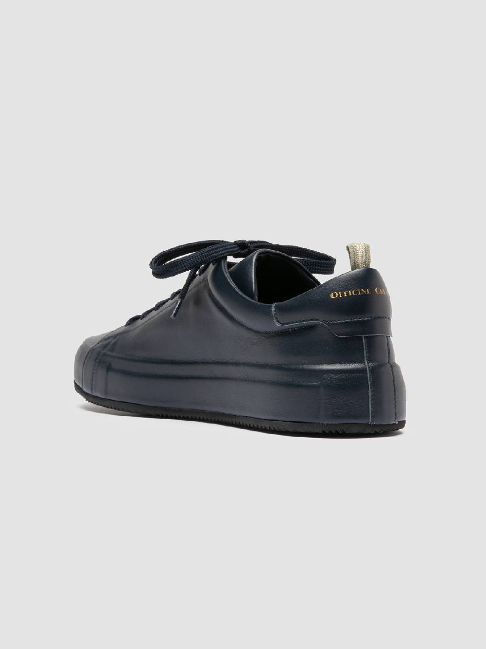 Officine Creative EASY 001 Sneakers Basse In Pelle Blu
