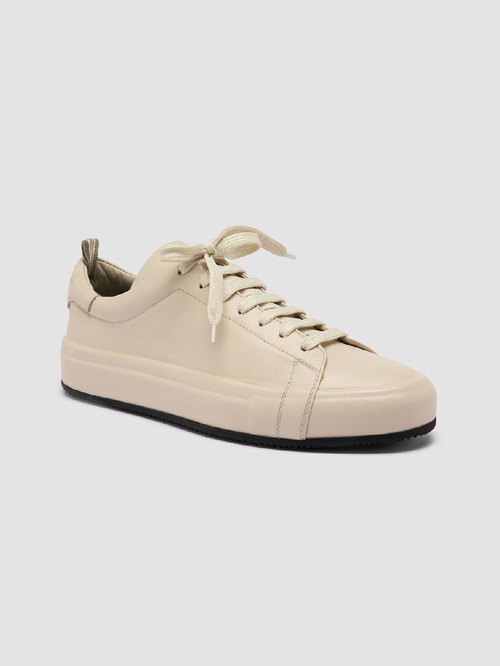 Officine Creative EASY 101 Sneakers Basse In Pelle Avorio