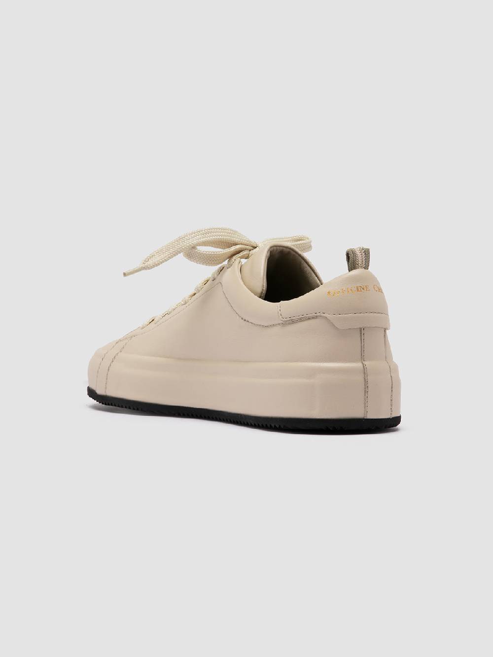 Officine Creative EASY 101 Sneakers Basse In Pelle Avorio
