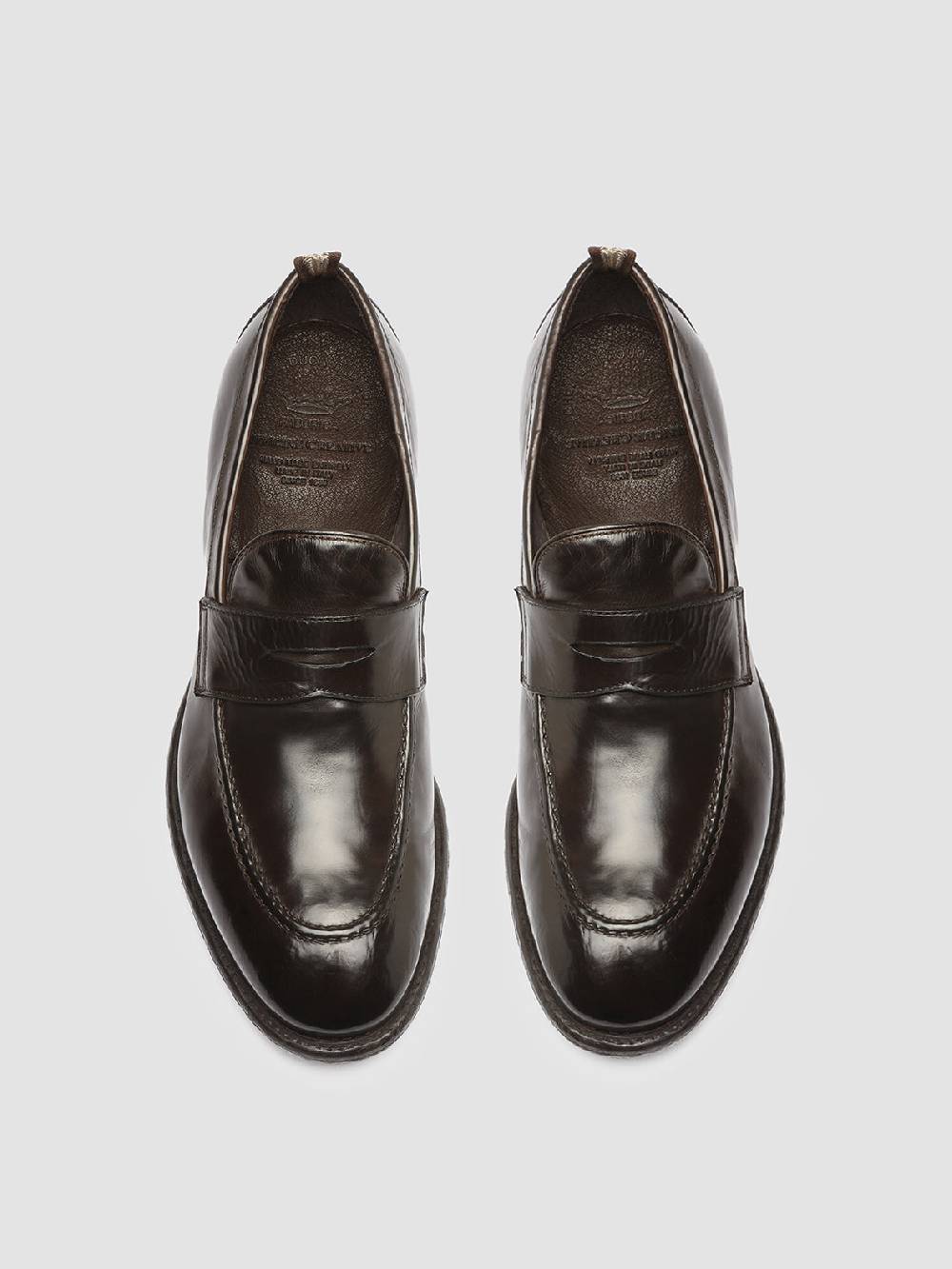 Officine Creative EMORY 024 Mocassini In Pelle Marrone