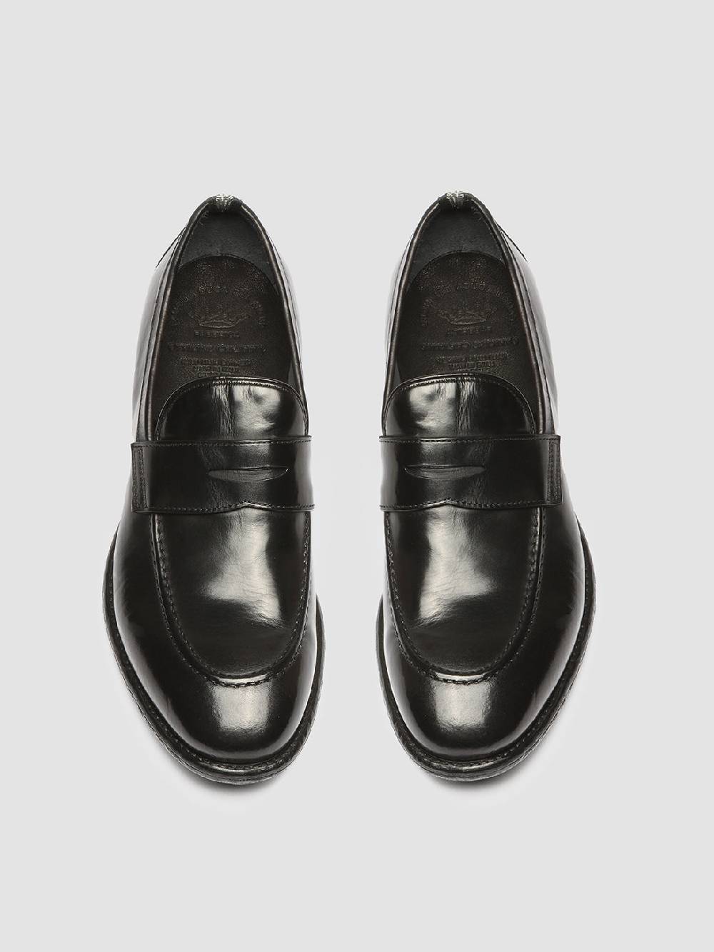 Officine Creative EMORY 024 Mocassini In Pelle Nera