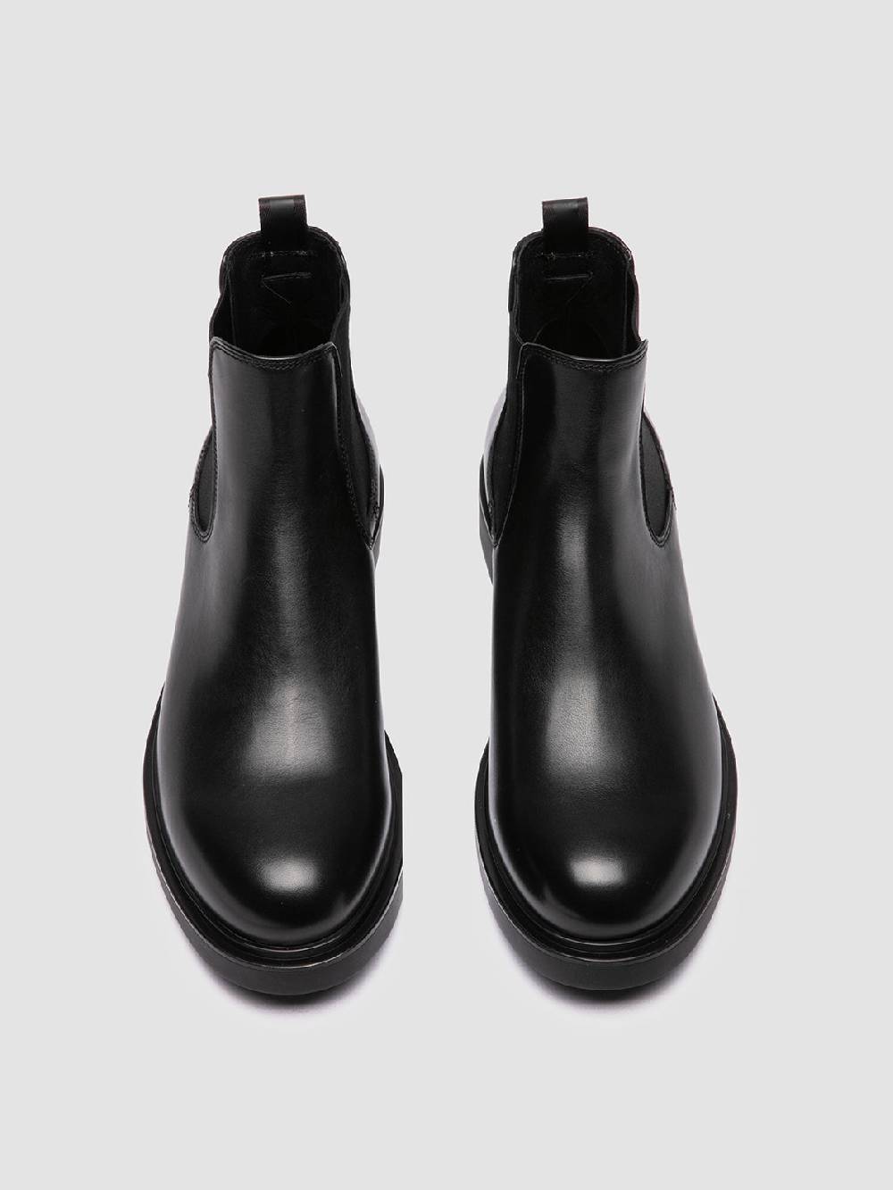 Officine Creative ENGINEER 006 Stivaletti Chelsea In Pelle Nera