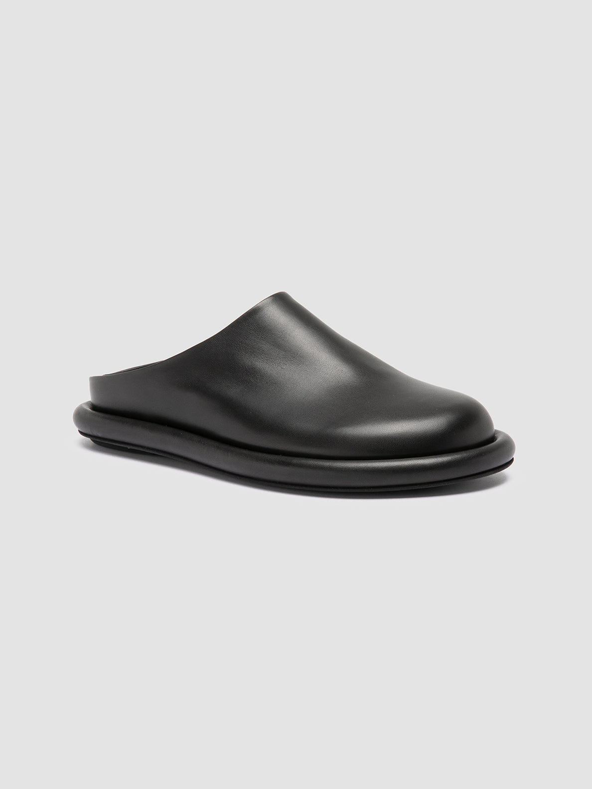 Officine Creative ESTENS 107 Sandali Sabot In Pelle Nera
