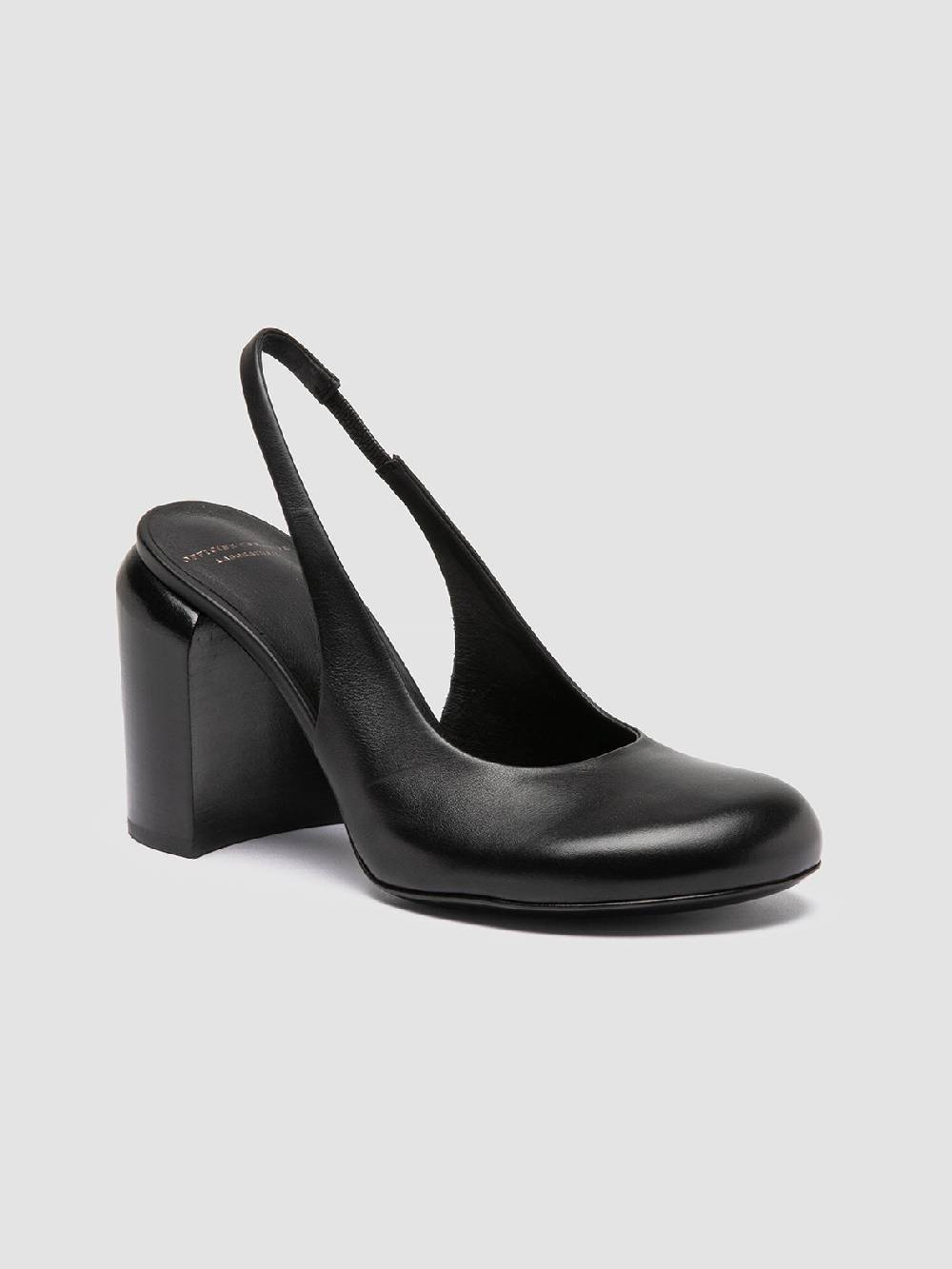 Officine Creative ESTHER 021 Sandali Slingback In Pelle Nera
