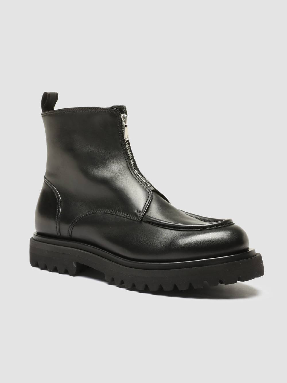 Officine Creative EVENTUAL 018 Stivali Zip In Pelle Nera