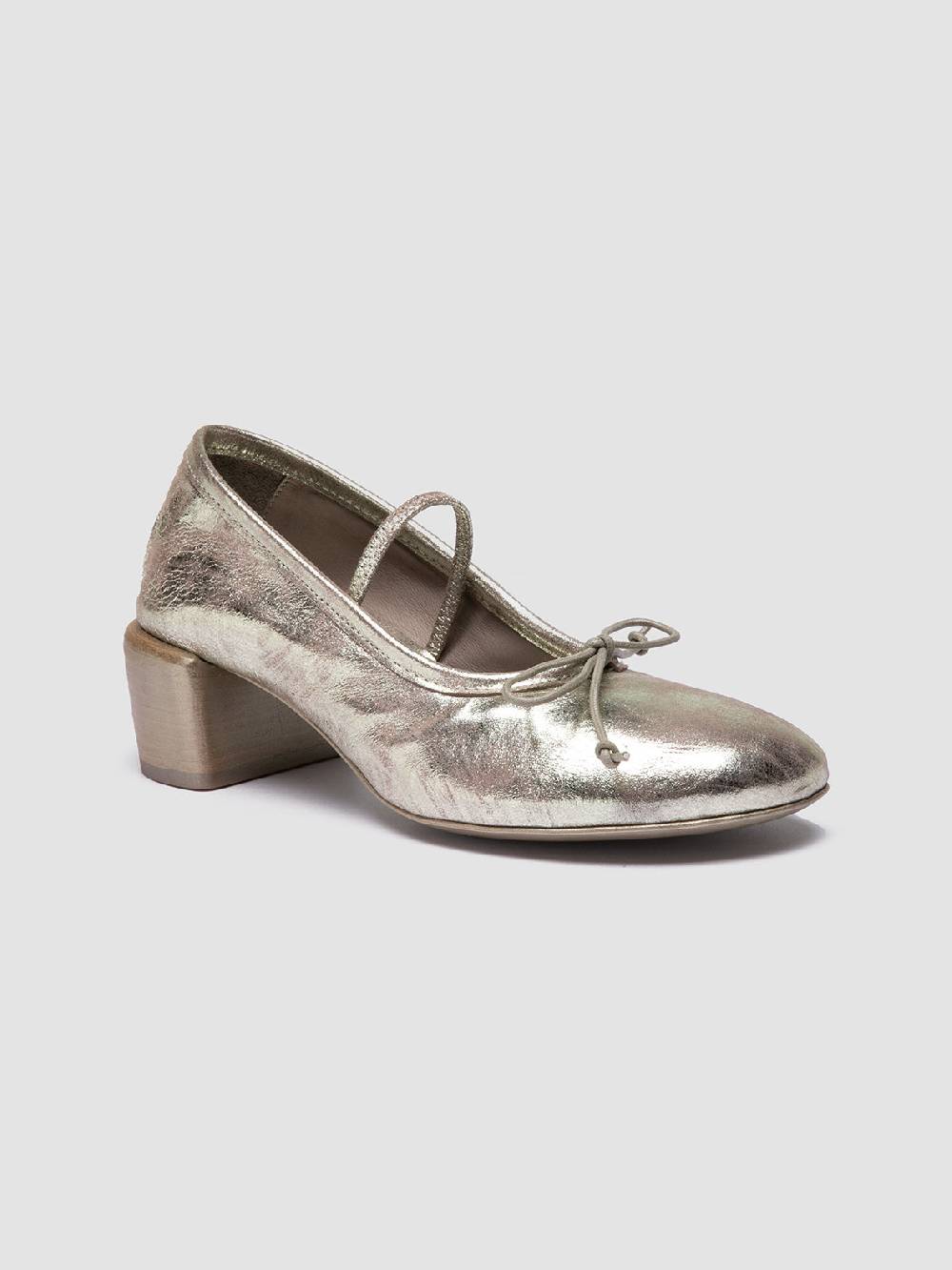 Officine Creative FLORE 001 Ballerine In Pelle Metallizzata