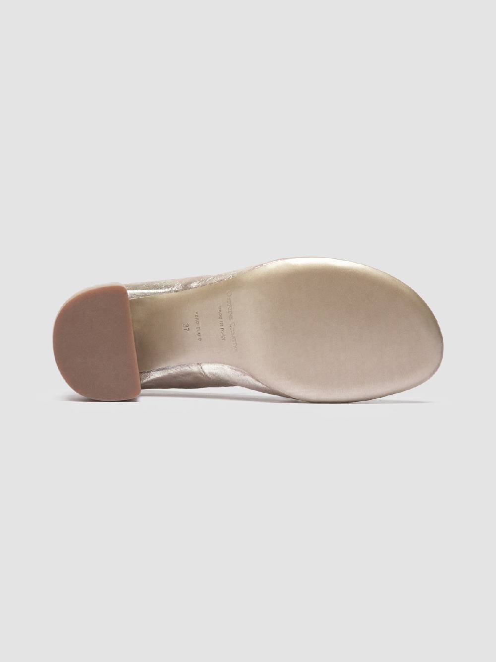 Officine Creative FLORE 001 Ballerine In Pelle Metallizzata