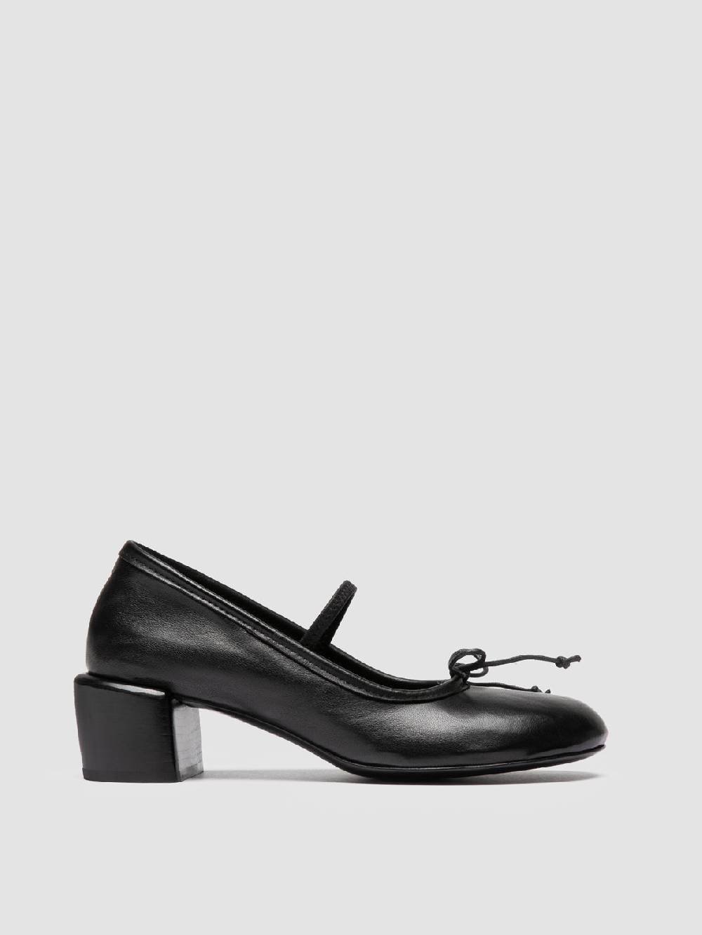 Officine Creative FLORE 001 Ballerine in Pelle Nera
