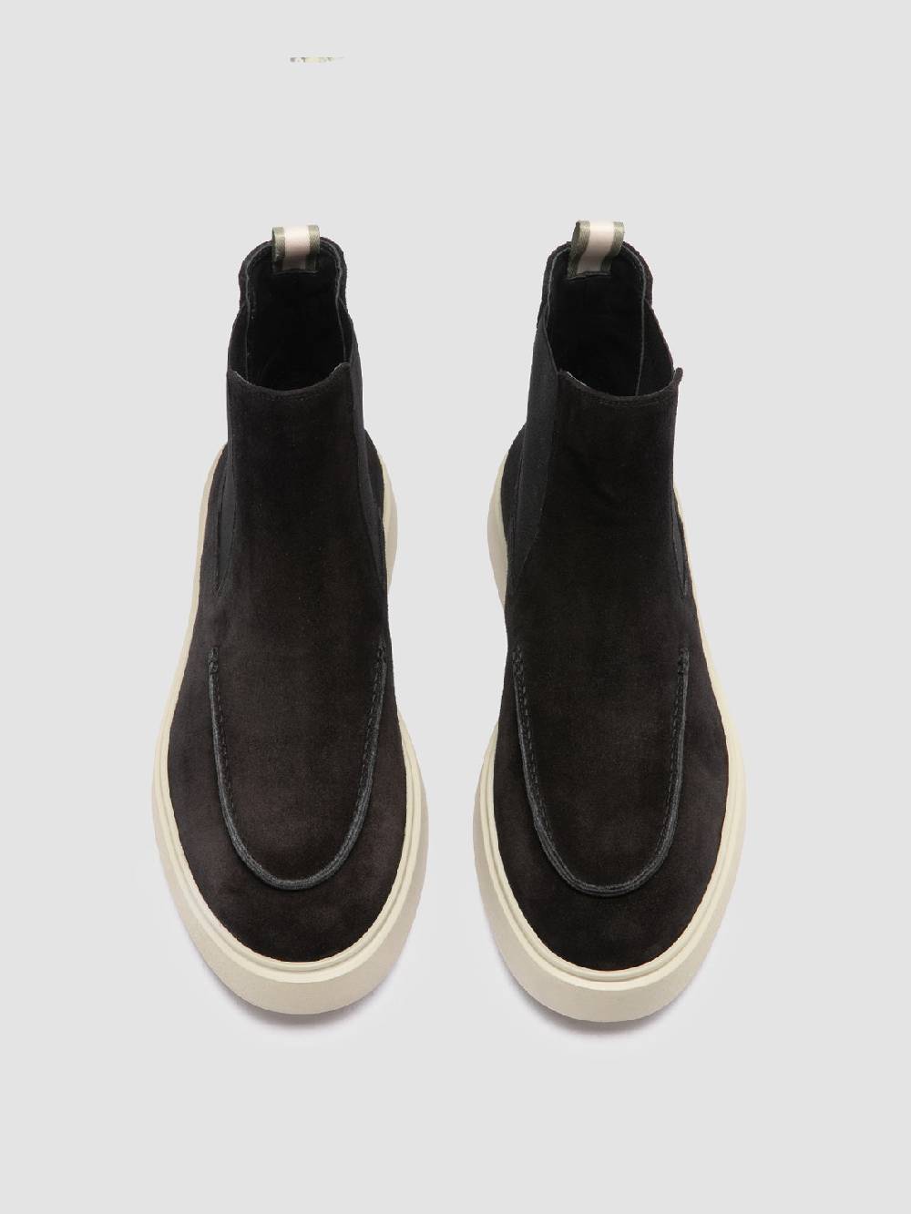 Officine Creative FRAME 003 Stivaletti Chelsea In Pelle Scamosciata Nera
