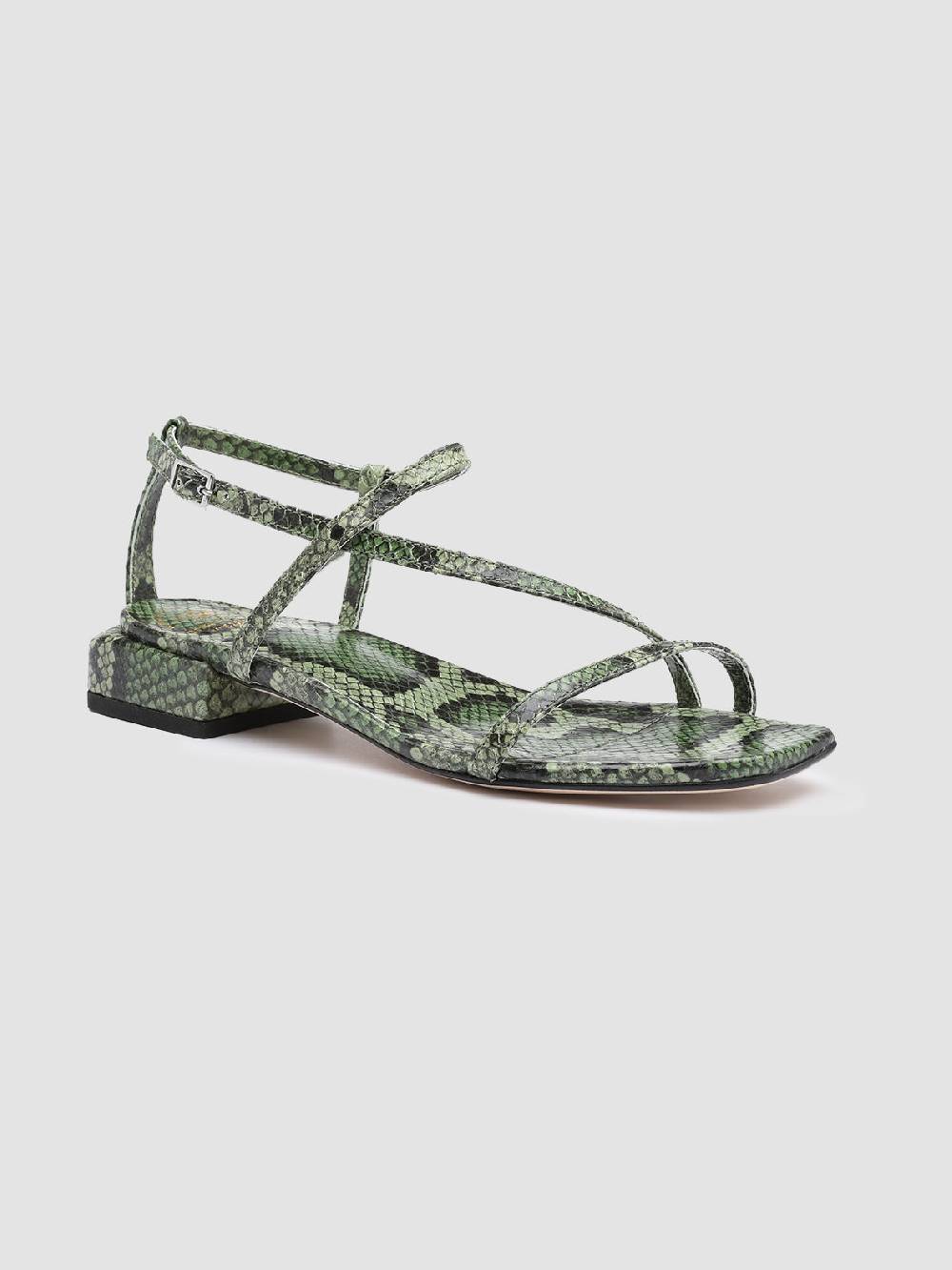 Officine Creative GILLIAN 004 Sandali In Pelle Verde