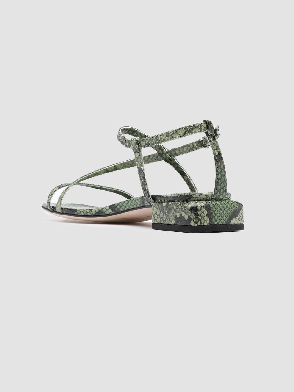 Officine Creative GILLIAN 004 Sandali In Pelle Verde