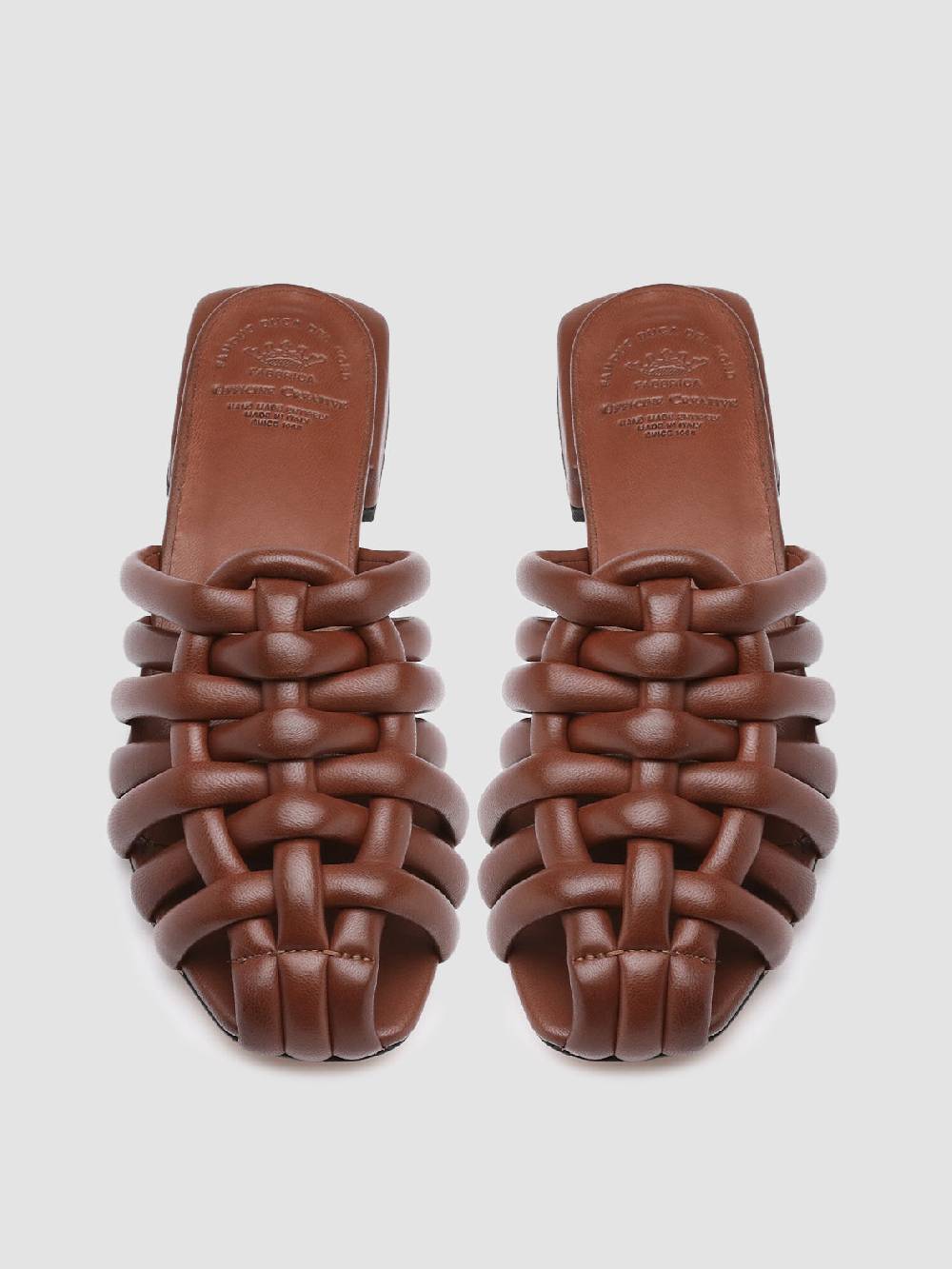 Officine Creative GILLIAN 006 Sandali In Pelle Marrone