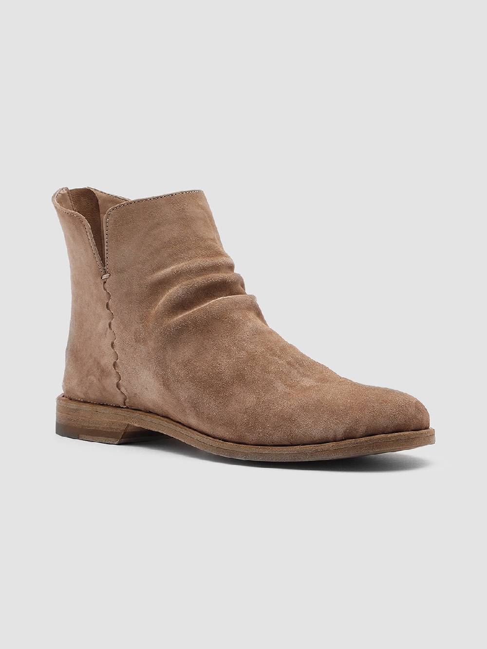 Officine Creative GRAPHITE 005 Stivaletti In Pelle Scamosciata Marrone