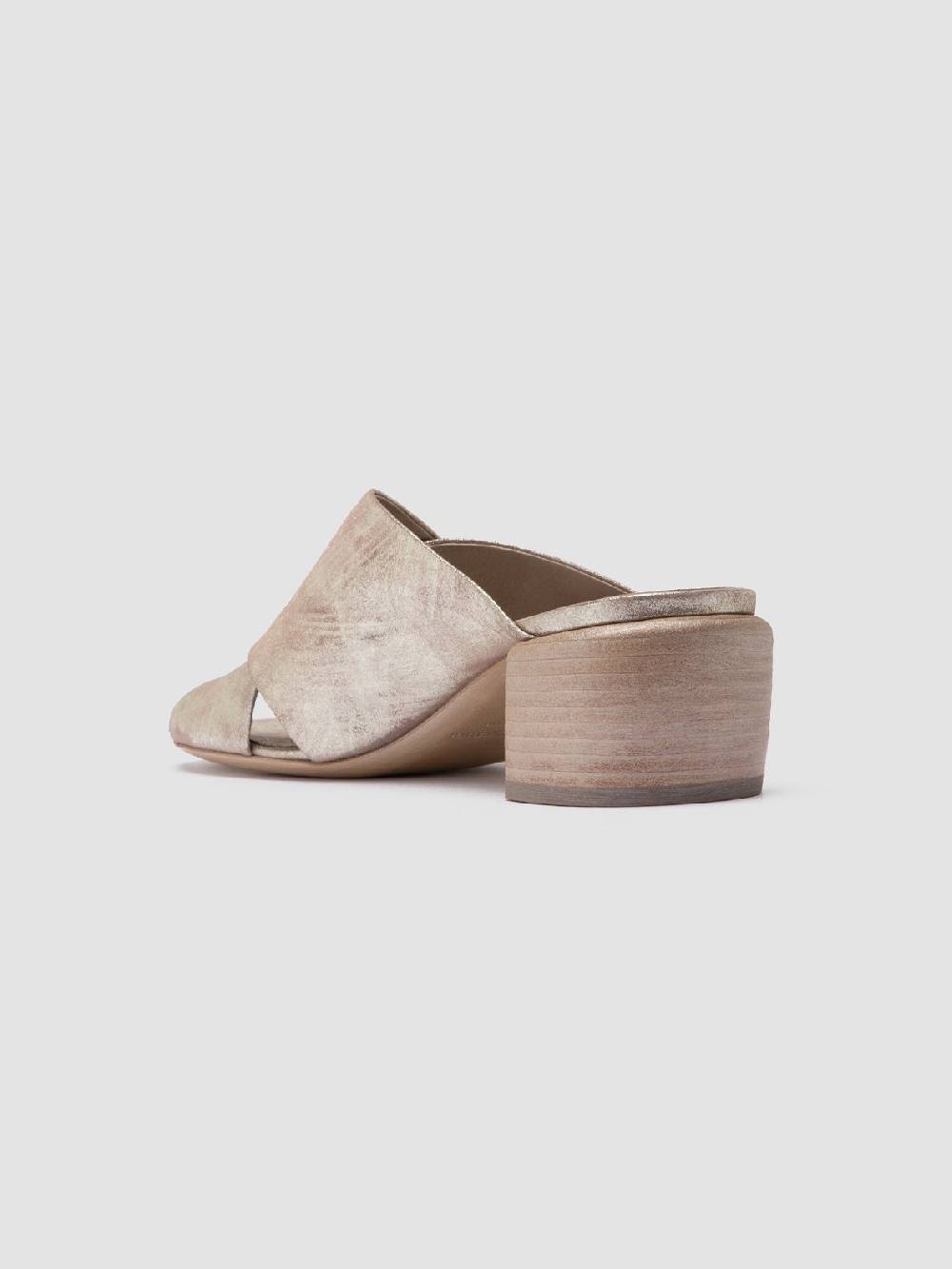 Officine Creative HADRY 007 Sandali Slide In Pelle Tortora
