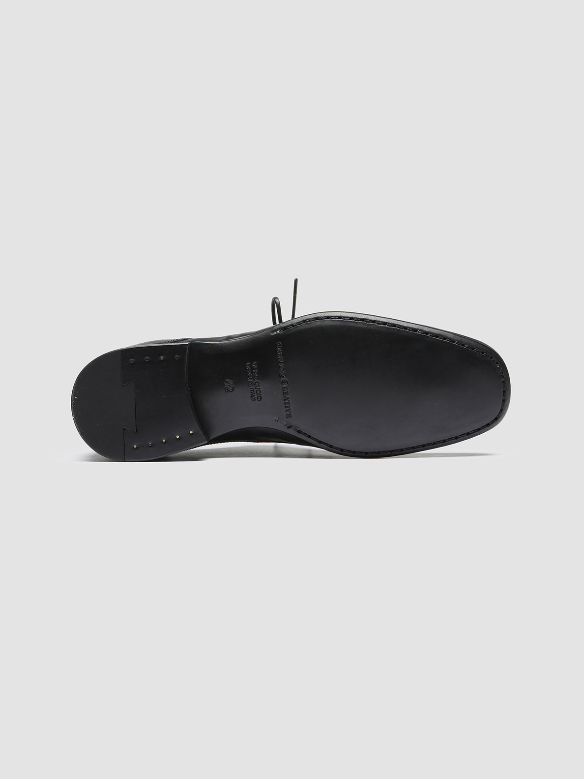 Officine Creative HARVEY 002 Black Leather Derby Shoes