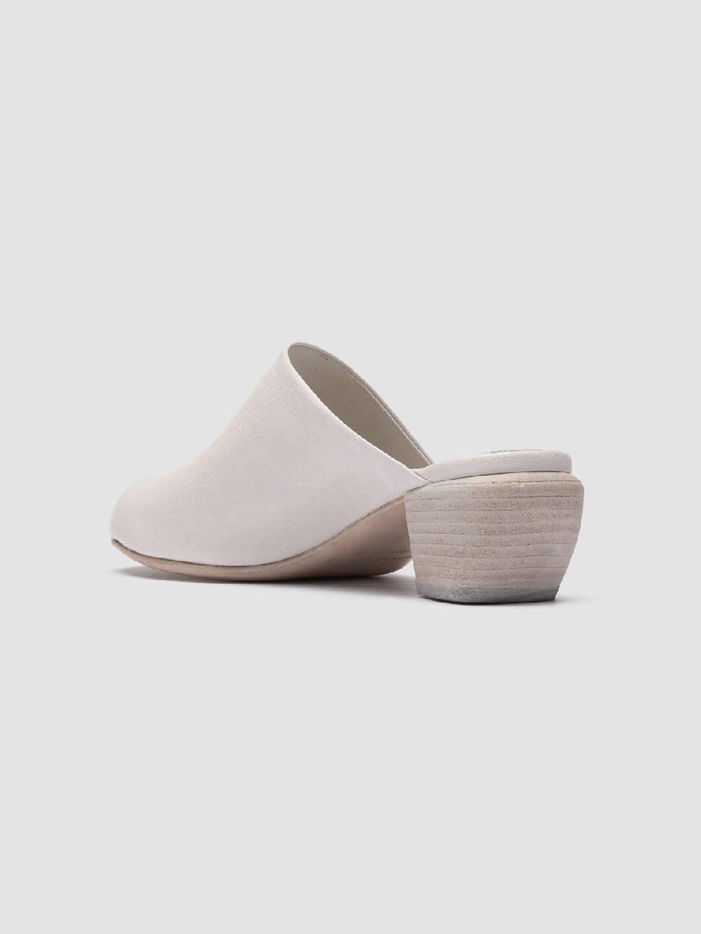 Officine Creative HELYETTE 016 Sabot In Pelle Bianca