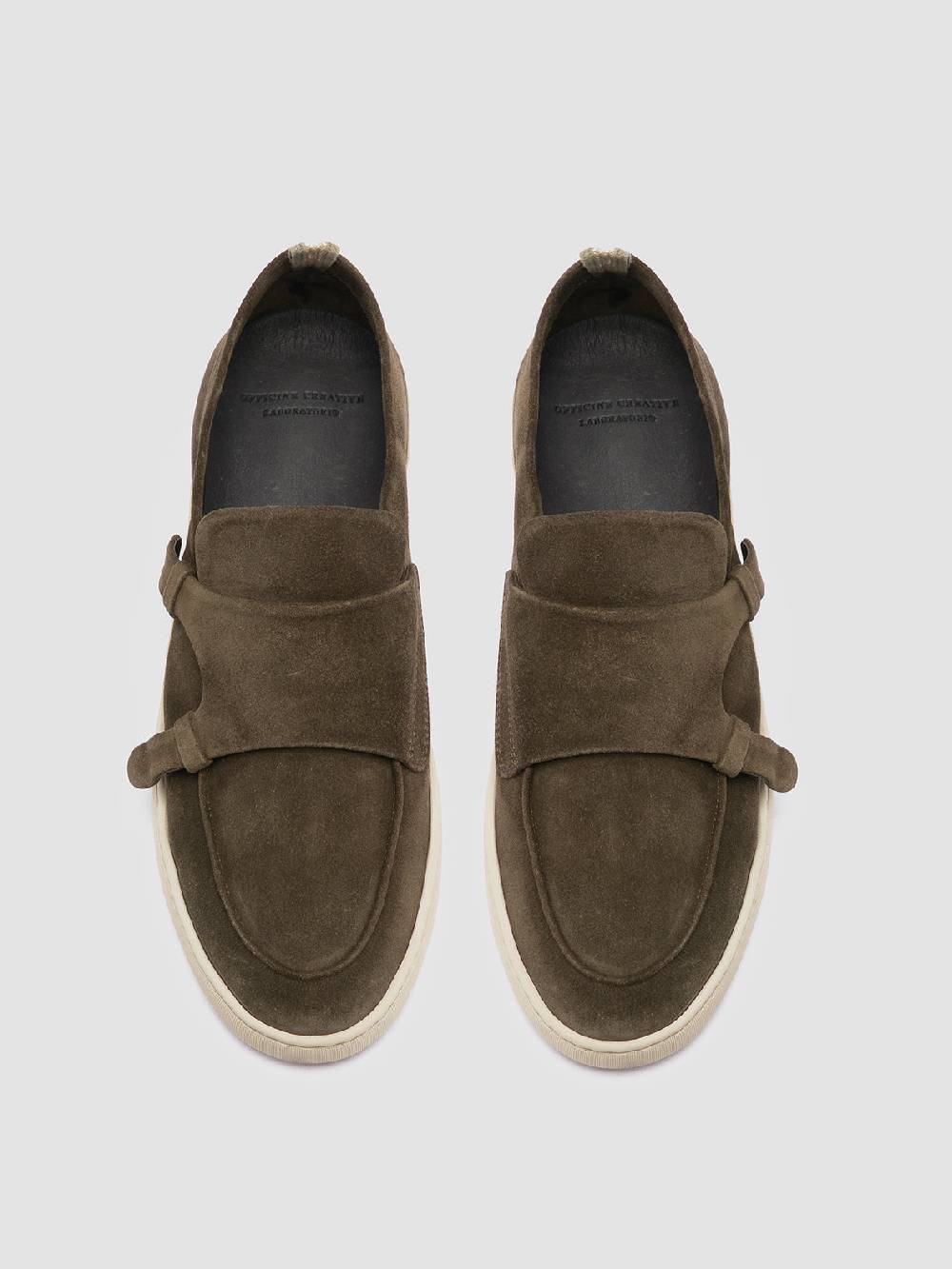 Officine Creative HERBIE 005 Sneaker Basse In Pelle Verde