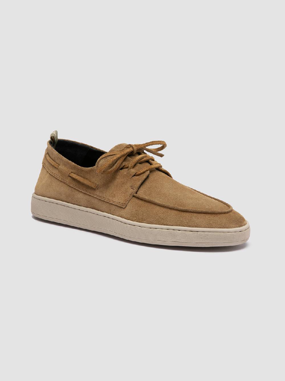 Officine Creative HERBIE 009 Sneaker Basse In Pelle Scamosciata Tortora