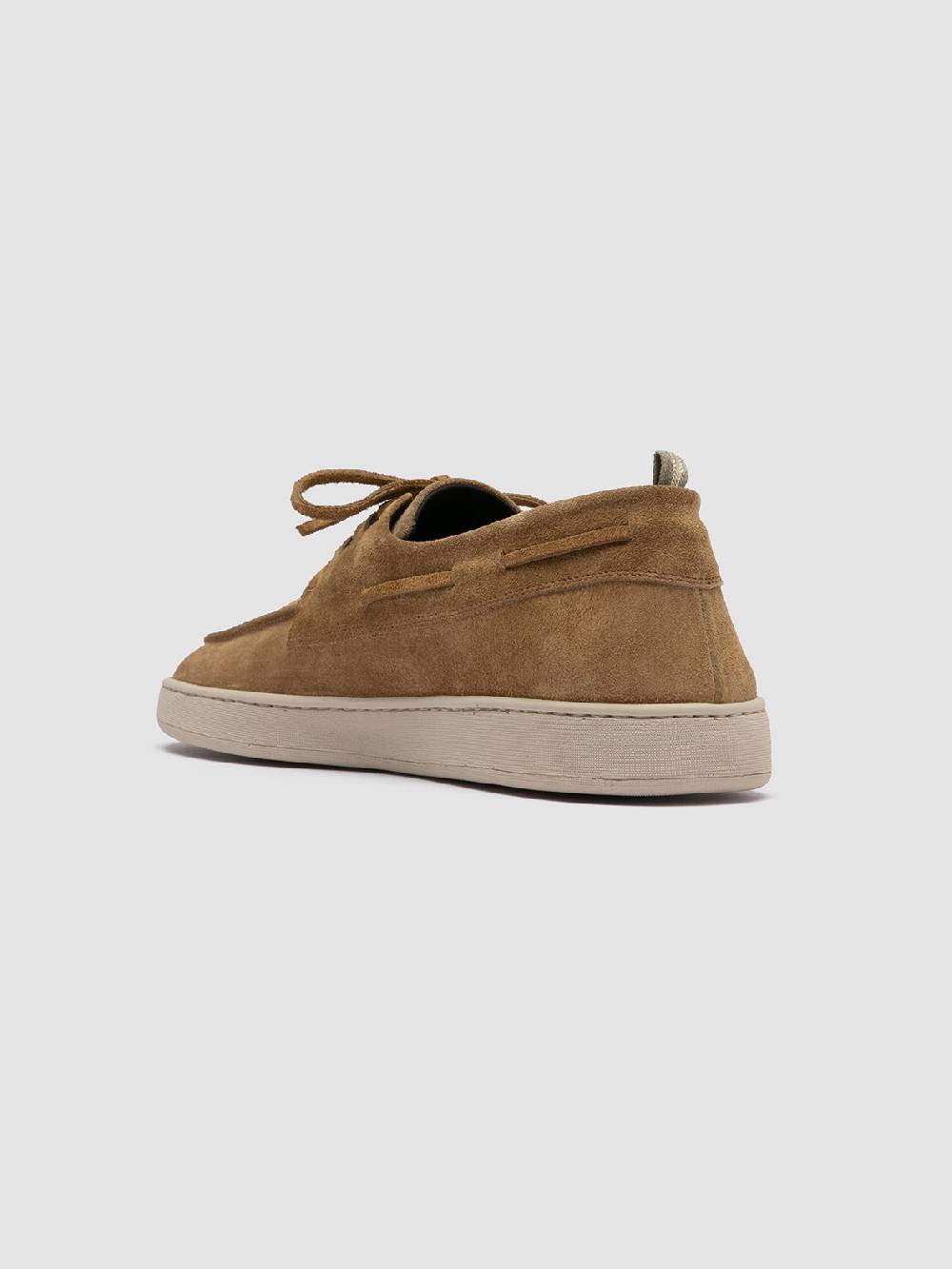 Officine Creative HERBIE 009 Sneaker Basse In Pelle Scamosciata Tortora