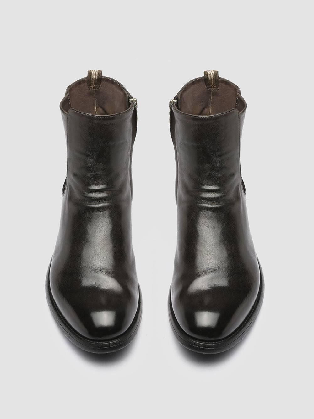 Officine Creative HIVE 036 Stivaletti In Pelle Grigia