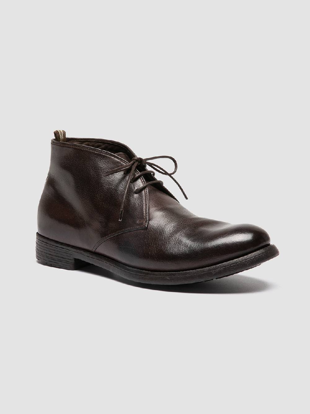 Officine Creative HIVE 050 Stivali Chukka In Pelle Marrone