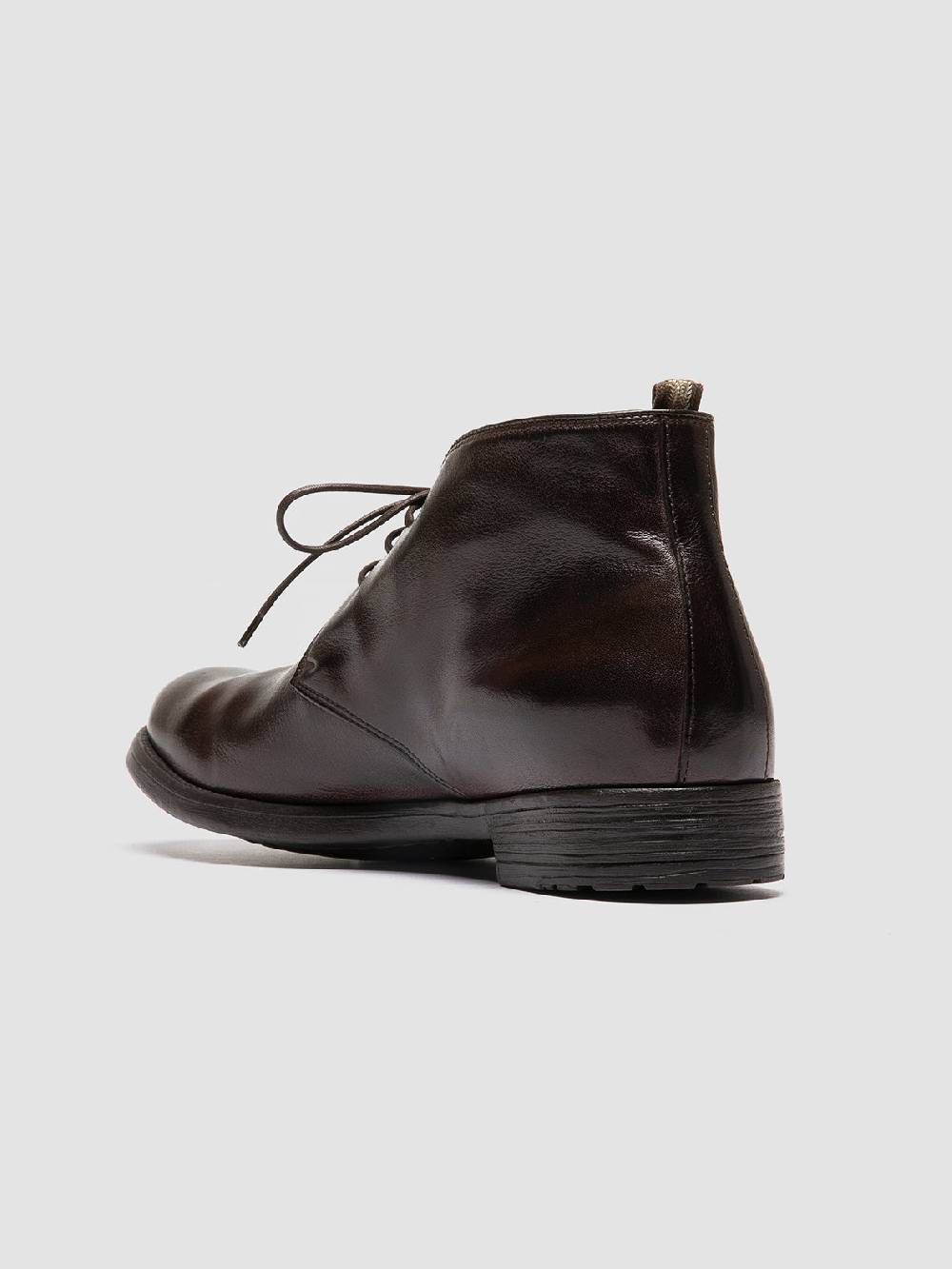 Officine Creative HIVE 050 Stivali Chukka In Pelle Marrone