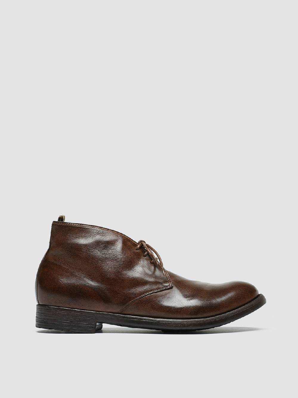 Officine Creative HIVE 050 Stivali Chukka in Pelle Marrone