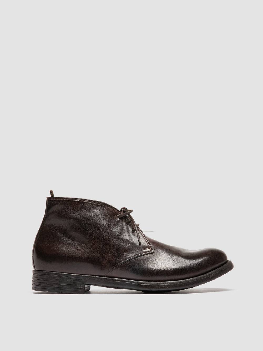 Officine Creative HIVE 050 Stivali Chukka in Pelle Marrone