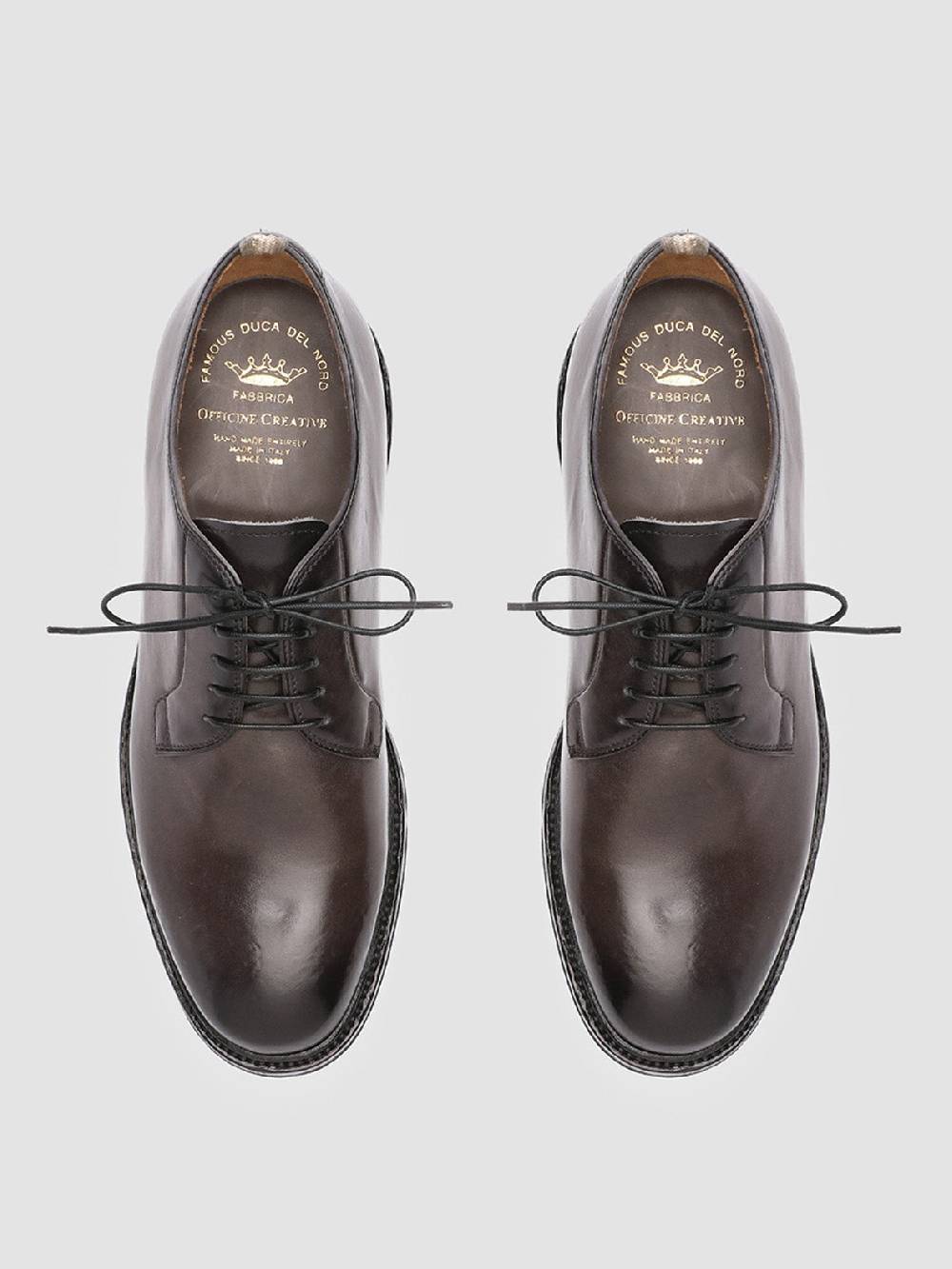 Officine Creative HOPKINS 003 Derby In Pelle Grigia