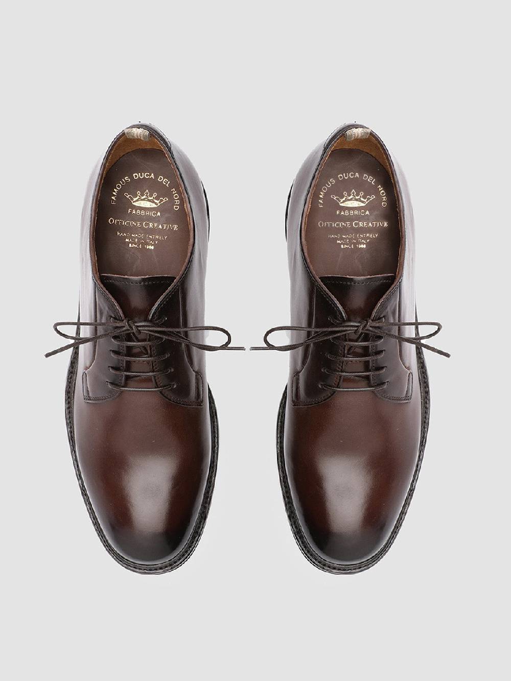 Officine Creative HOPKINS 003 Derby In Pelle Marrone