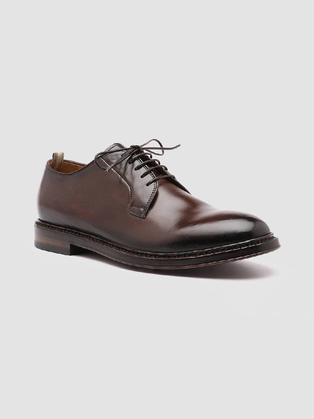 Officine Creative HOPKINS 003 Derby In Pelle Marrone