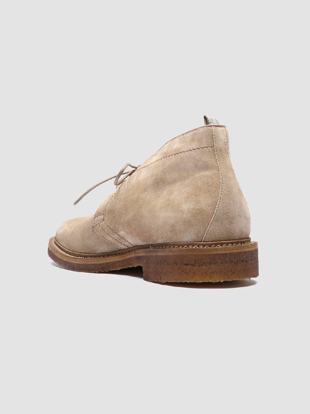 Officine Creative HOPKINS CREPE 114 Stivali Chukka In Pelle Scamosciata Tortora