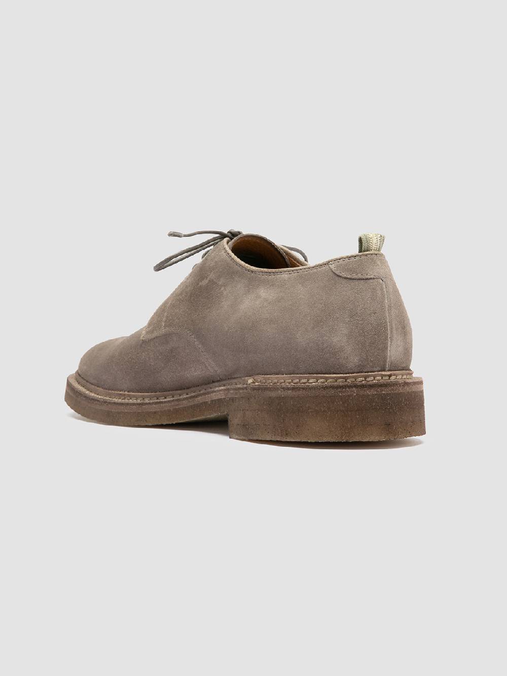 Officine Creative HOPKINS CREPE 115 Scarpe Derby In Pelle Scamosciata Tortora