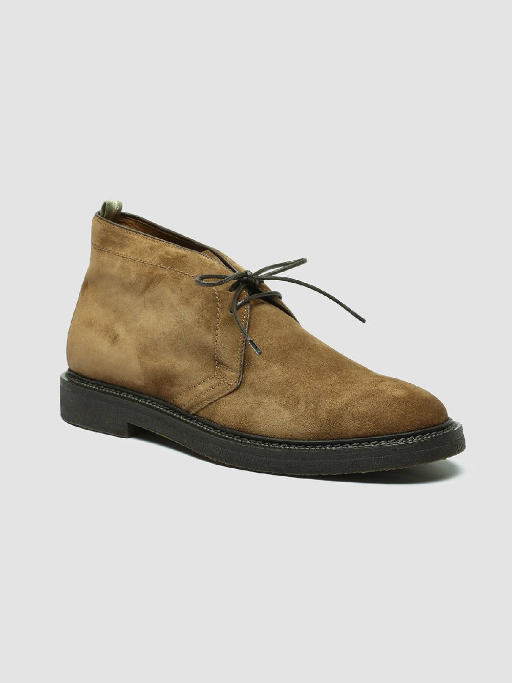 Officine Creative HOPKINS FLEXI 202 Stivali Chukka In Camoscio Marrone