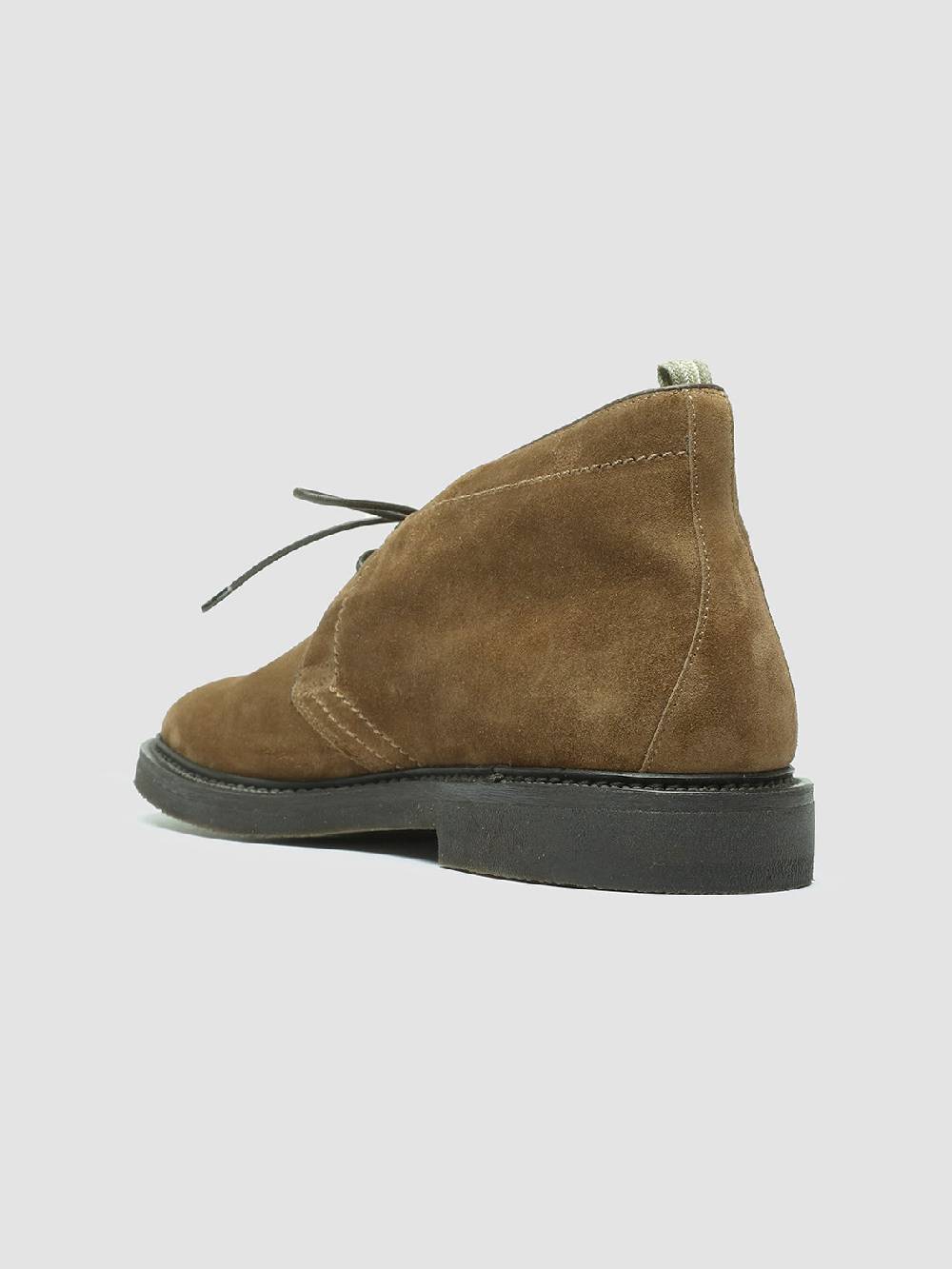 Officine Creative HOPKINS FLEXI 202 Stivali Chukka In Camoscio Marrone