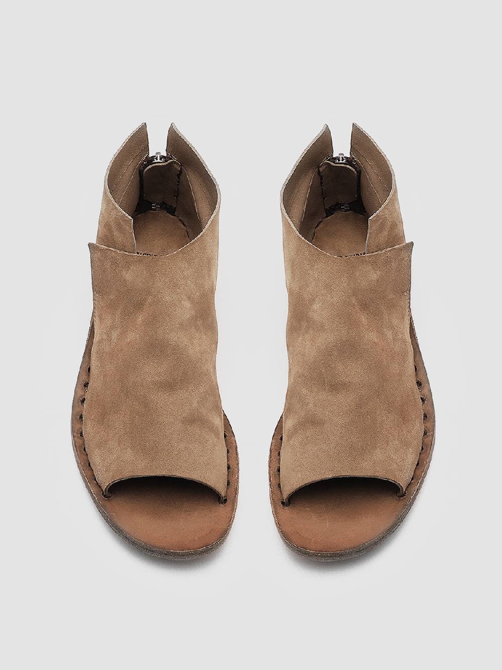 Officine Creative ITACA 005 Sandali In Pelle Scamosciata Marrone