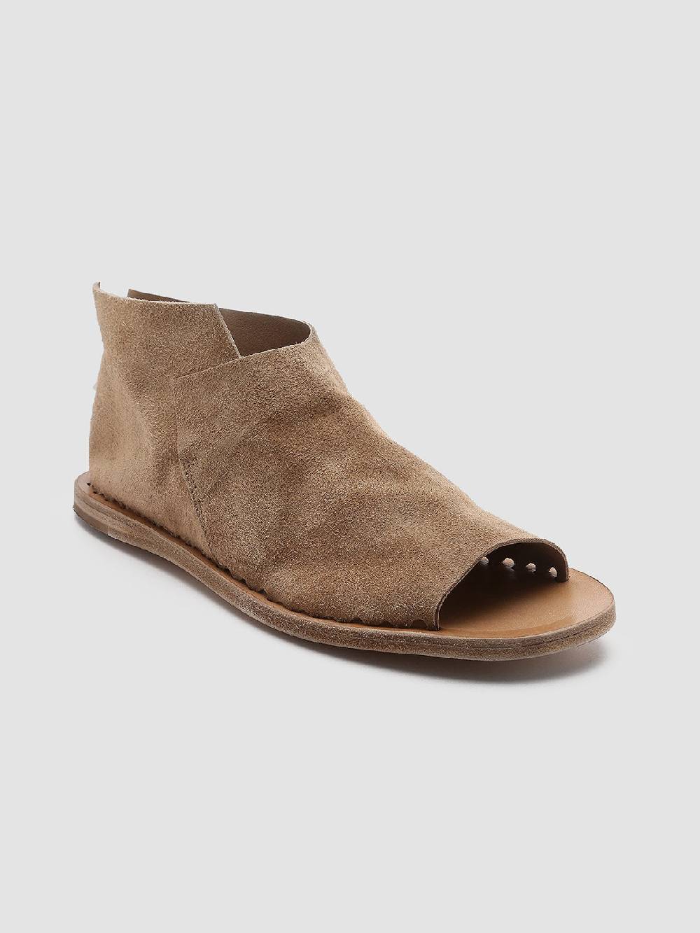 Officine Creative ITACA 005 Sandali In Pelle Scamosciata Marrone