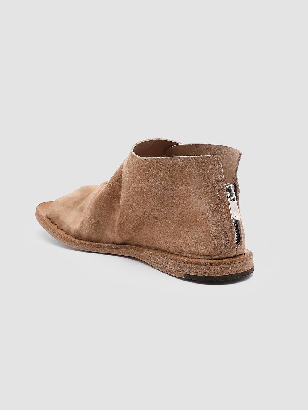 Officine Creative ITACA 018 Sandali In Pelle Scamosciata Marrone