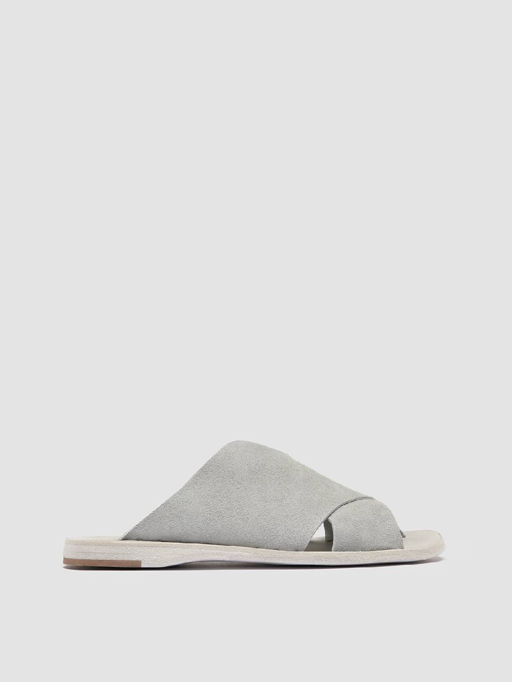 Officine Creative ITACA 019 Sandali in Pelle Scamosciata Tortora