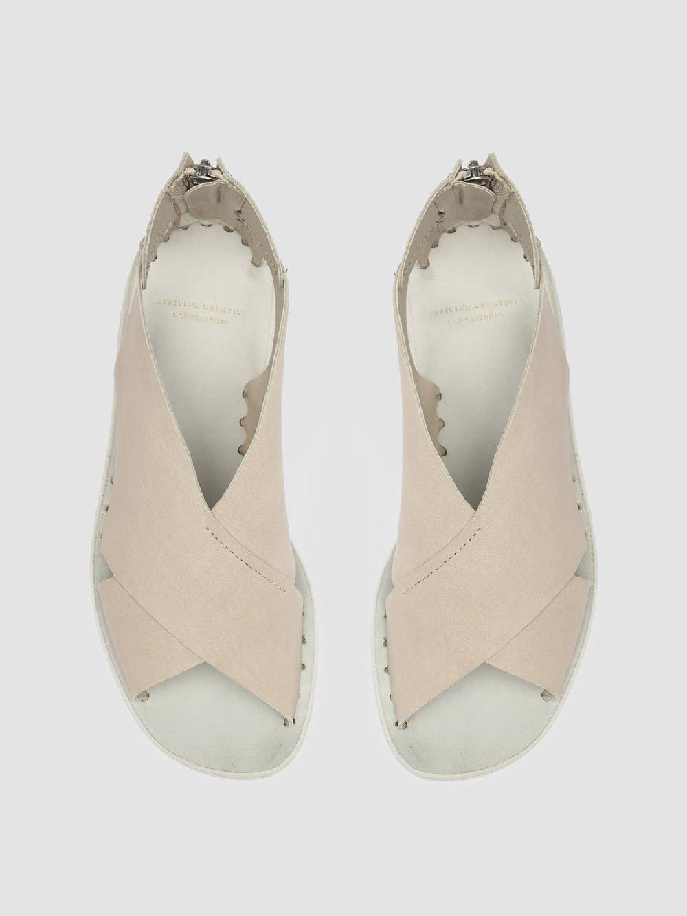 Officine Creative ITACA 026 Sandali In Pelle Bianca