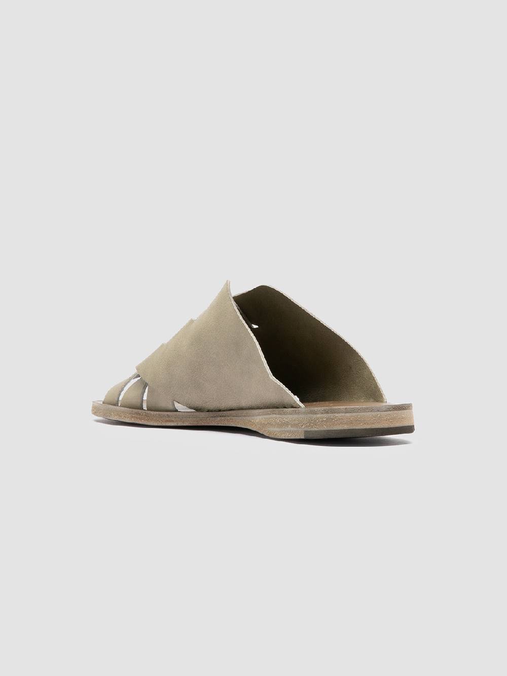 Officine Creative ITACA 049 Sandali Slide In Pelle Verde