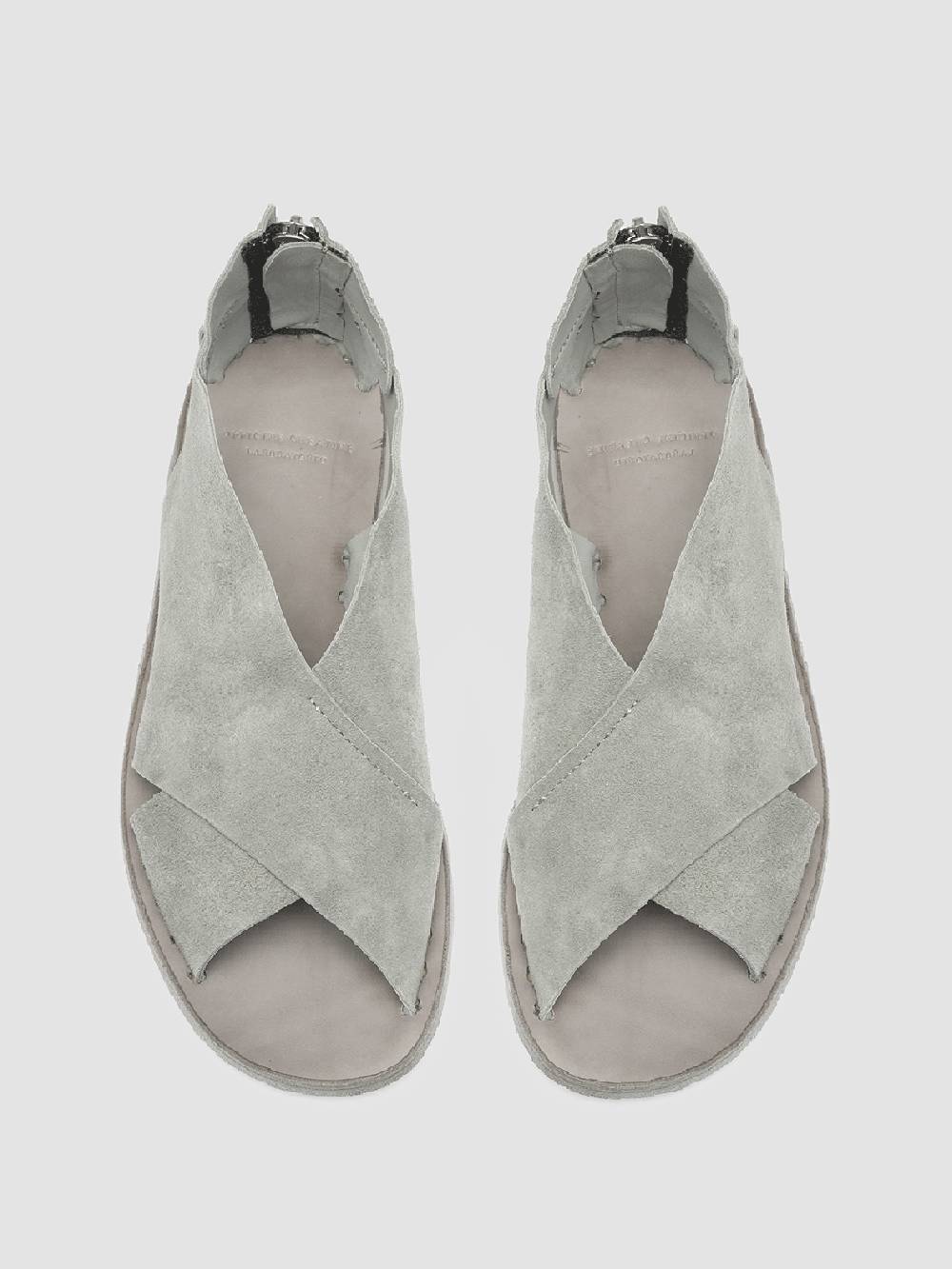 Officine Creative Itaca 26 Sandali In Pelle Scamosciata Grigia