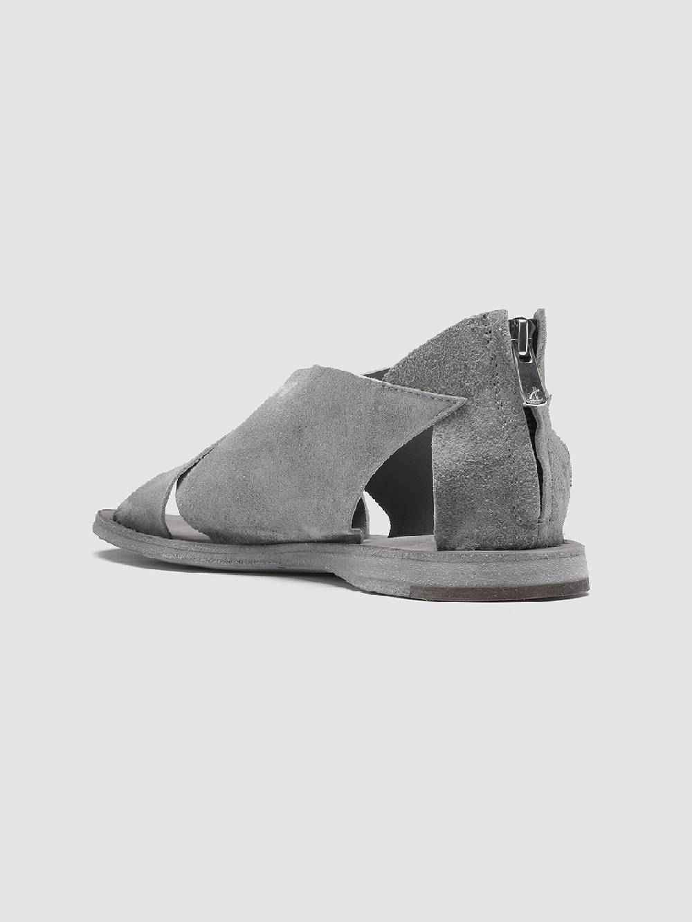 Officine Creative Itaca 26 Sandali In Pelle Scamosciata Grigia