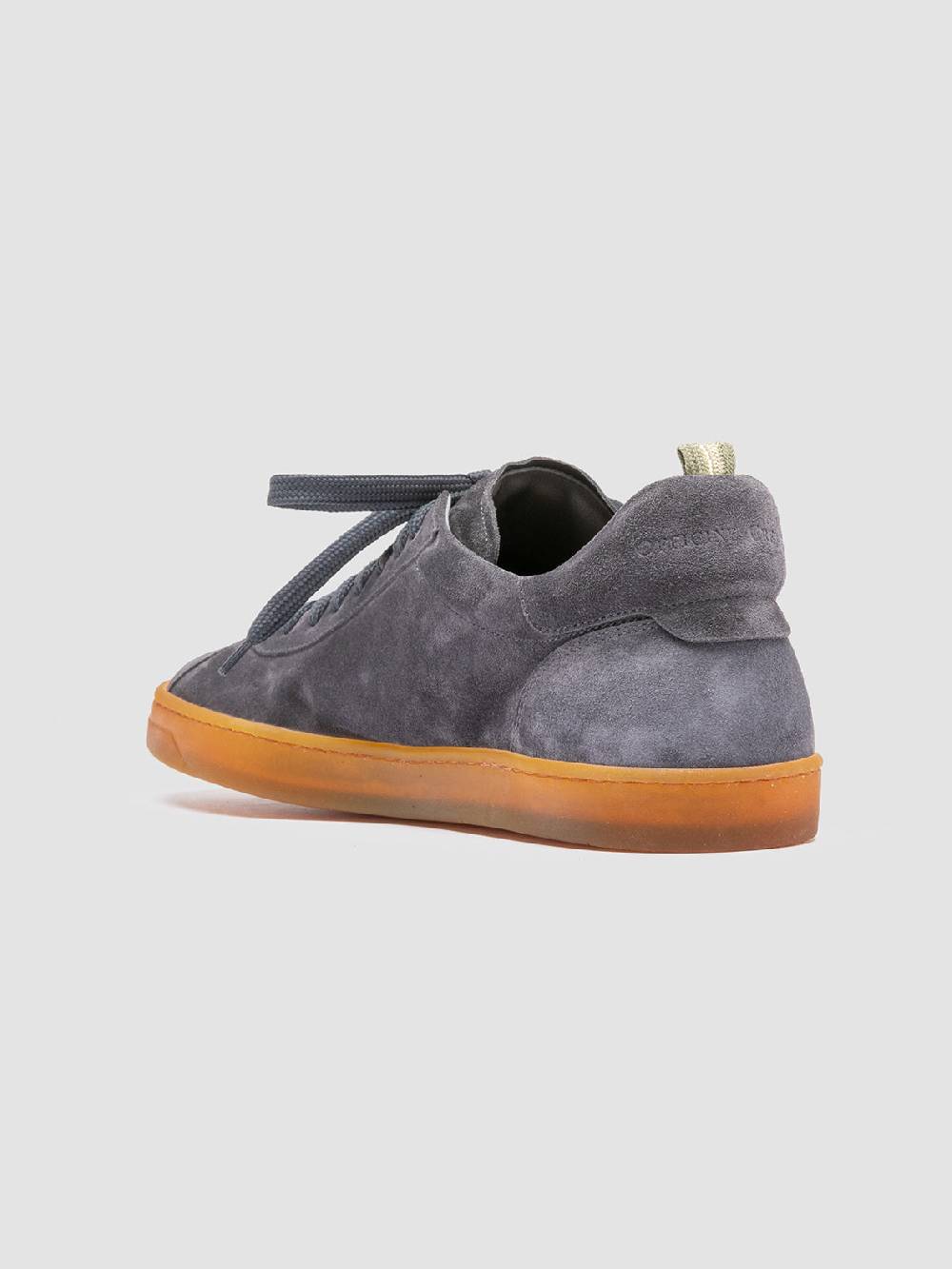 Officine Creative KARMA 015 Sneakers Basse In Pelle Scamosciata Grigia