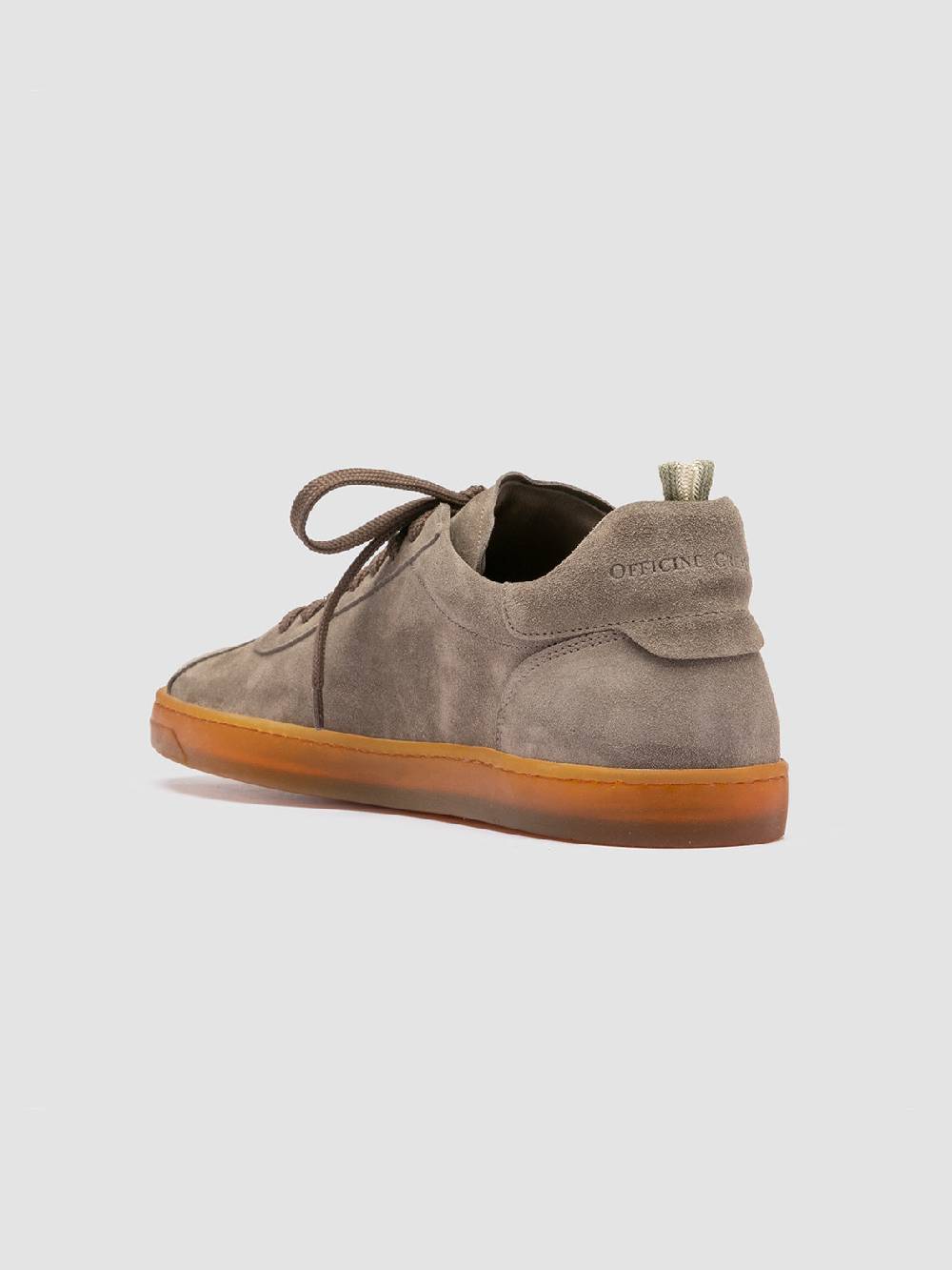 Officine Creative KARMA 015 Sneakers Basse In Pelle Scamosciata Tortora
