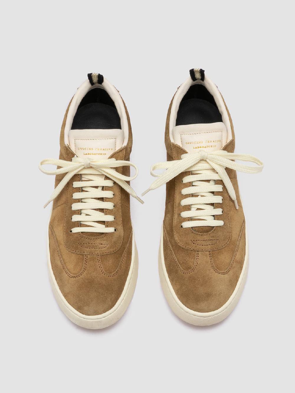 Officine Creative KOMBI 003 Sneaker In Pelle Scamosciata Marrone