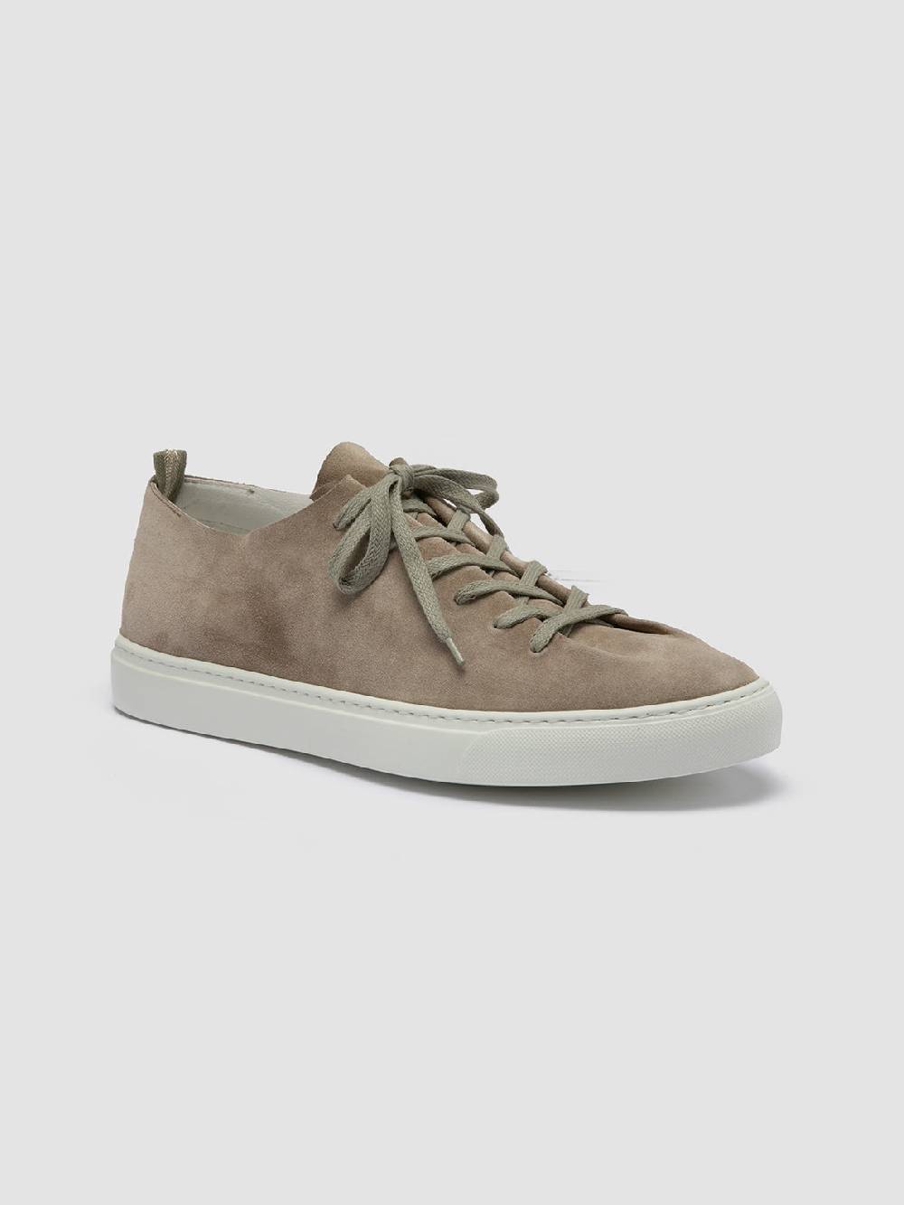 Officine Creative LEGGERA 001 Sneakers Basse In Pelle Scamosciata Tortora