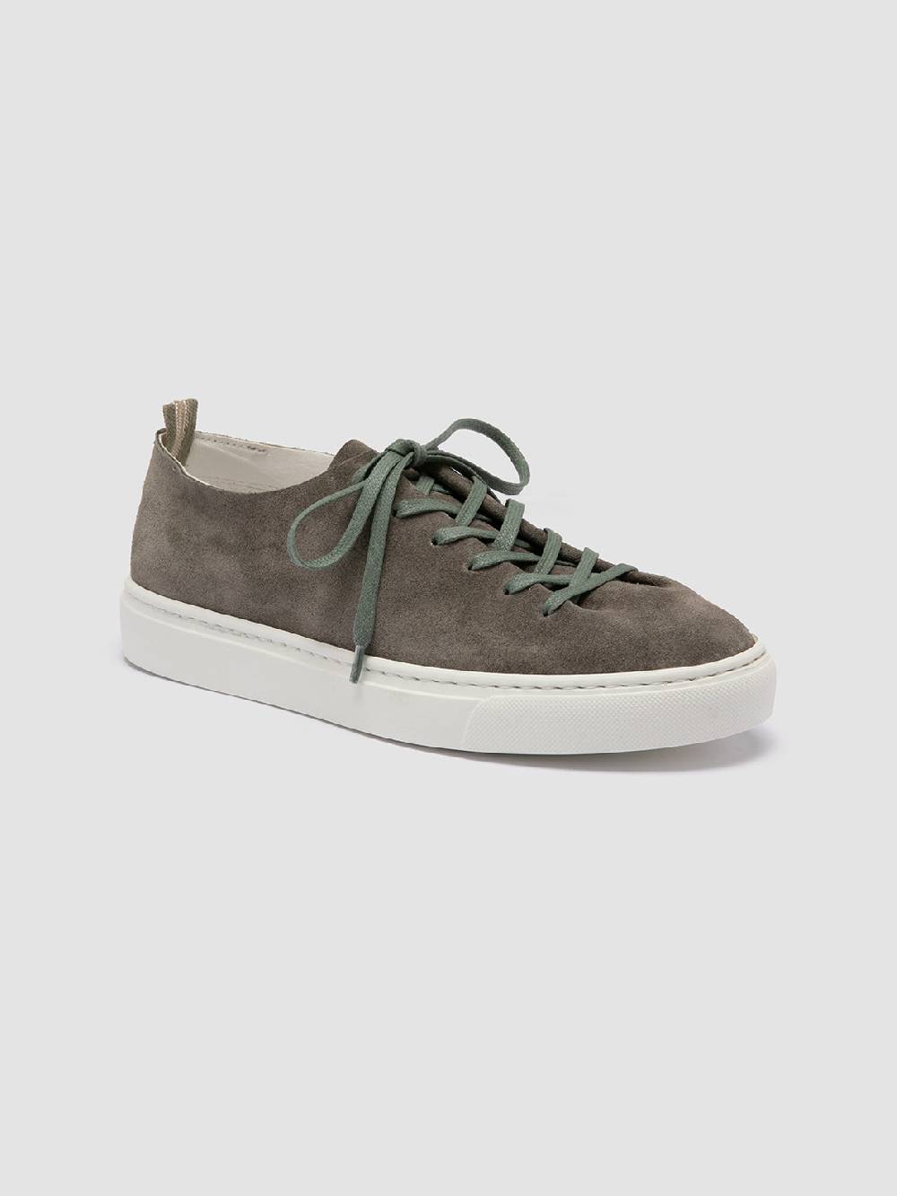 Officine Creative LEGGERA 100 Sneakers Basse In Pelle Scamosciata Verde