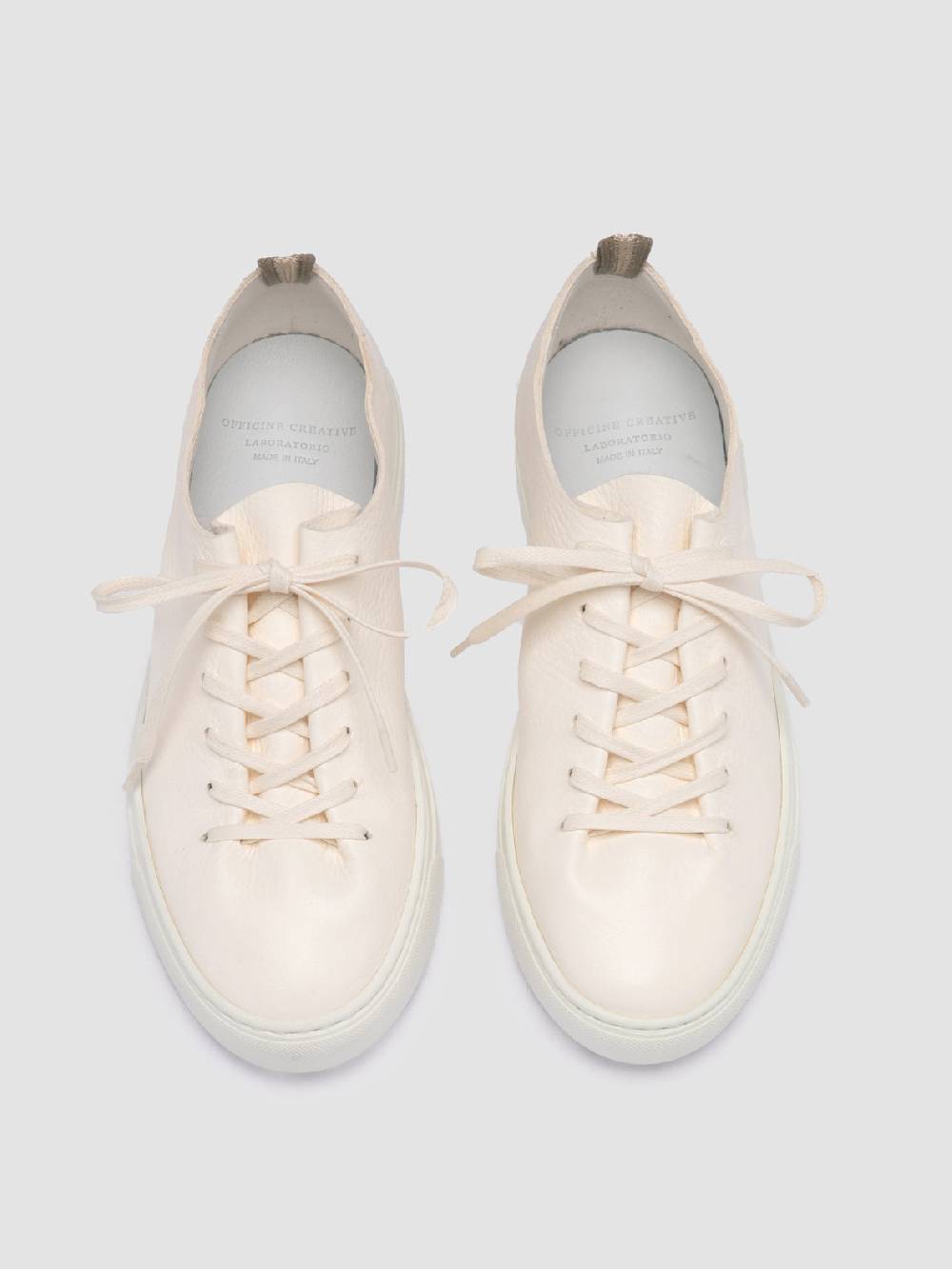 Officine Creative LEGGERA 100 White Leather Low Top Sneakers