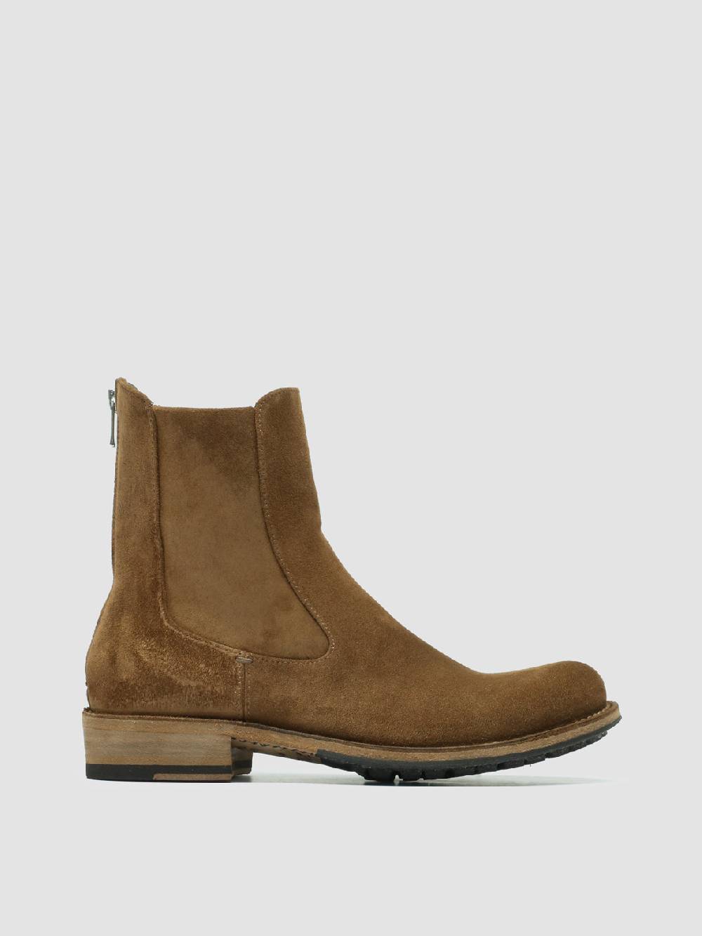 Officine Creative LEGRAND 229 Stivali Zip in Camoscio Marrone